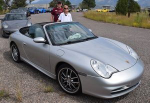 The Frith's with their 2004 996 Cabriolet.