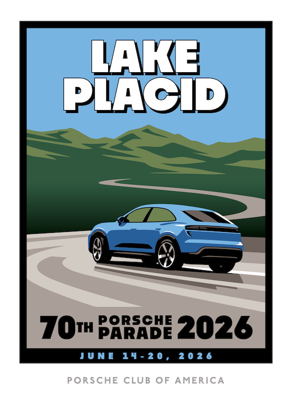 2026 Lake Placid Porsche Parada graphic